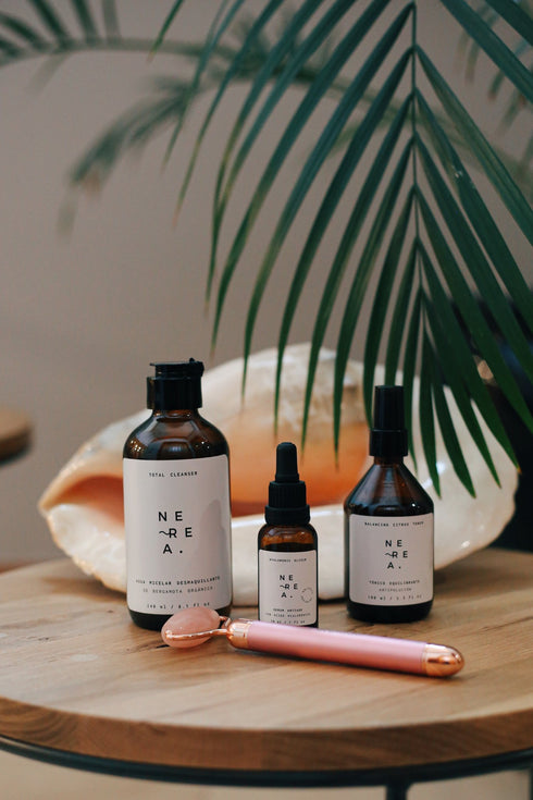 Ritual Nerea + Rose Quartz Vibra Roller